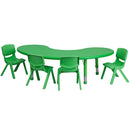 Flash Furniture YU-YCX-0043-2-MOON-TBL-GREEN-E-GG