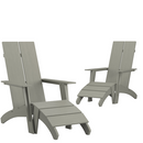 Flash Furniture 2-JJ-C14509-14309-GY-GG