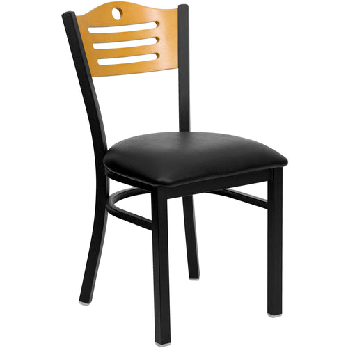 Flash Furniture XU-DG-6G7B-SLAT-BLKV-GG
