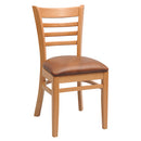 Trendler, Inc. LADDER WOOD CHAIR UPH
