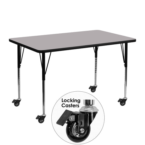 Flash Furniture XU-A2448-REC-GY-T-A-CAS-GG