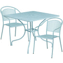 Flash Furniture CO-35SQ-03CHR2-SKY-GG