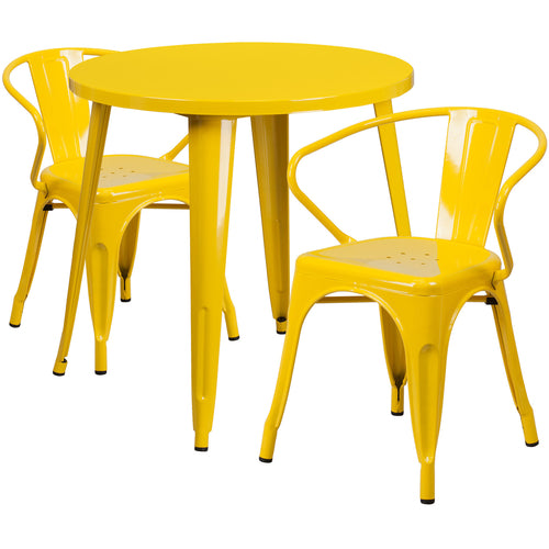 Flash Furniture CH-51090TH-2-18ARM-YL-GG