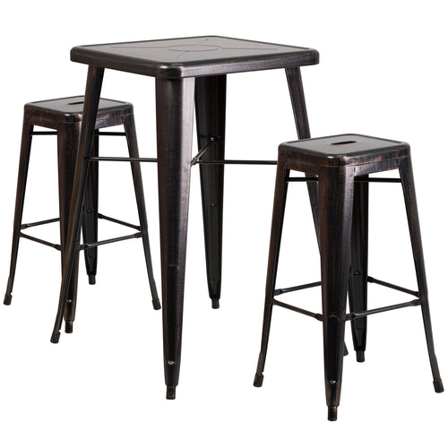Flash Furniture CH-31330B-2-30SQ-BQ-GG