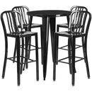 Flash Furniture CH-51090BH-4-30VRT-BK-GG