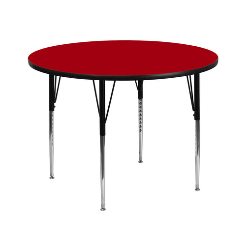 Flash Furniture XU-A42-RND-RED-T-A-GG