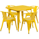 Flash Furniture ET-CT002-4-70-YL-GG