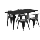 Flash Furniture ET-CT005-4-70-BK-GG