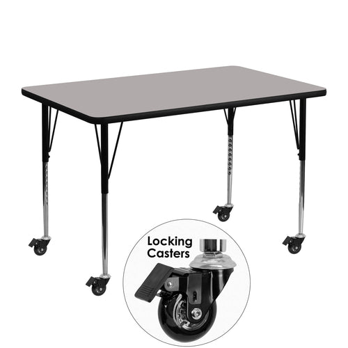 Flash Furniture XU-A3048-REC-GY-H-A-CAS-GG