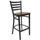 Flash Furniture XU-DG697BLAD-BAR-MAHW-GG