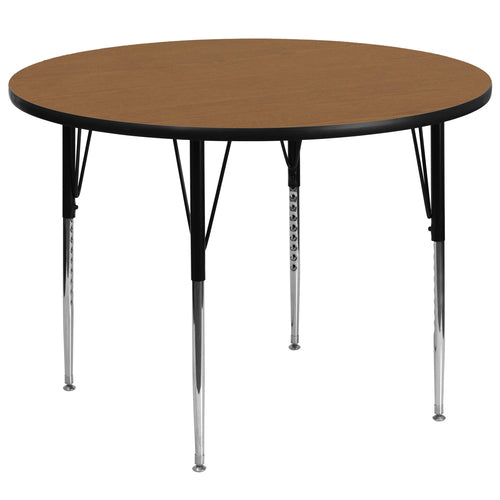 Flash Furniture XU-A60-RND-OAK-T-A-GG