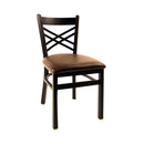 Trendler, Inc. CROSS METAL CHAIR UPH