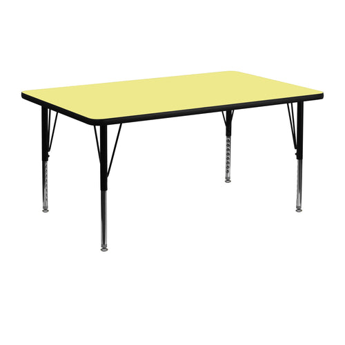 Flash Furniture XU-A2448-REC-YEL-T-P-GG