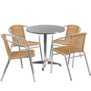 Flash Furniture TLH-ALUM-28RD-020BGECHR4-GG