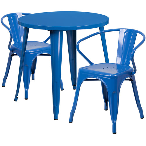Flash Furniture CH-51090TH-2-18ARM-BL-GG