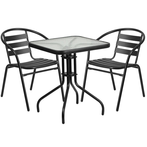 Flash Furniture TLH-0731SQ-017CBK2-GG