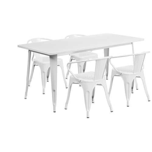 Flash Furniture ET-CT005-4-70-WH-GG