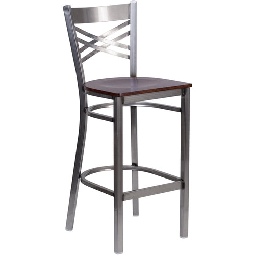 Flash Furniture XU-6F8B-CLR-BAR-WALW-GG