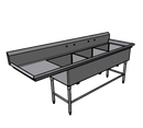 Pacific Stainless Products TCS2028-16-L36