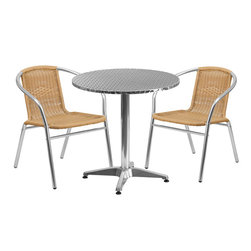Flash Furniture TLH-ALUM-28RD-020BGECHR2-GG