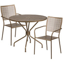 Flash Furniture CO-35RD-02CHR2-GD-GG