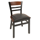 Trendler, Inc. SLOT 2 SLAT METAL CHAIR UPH