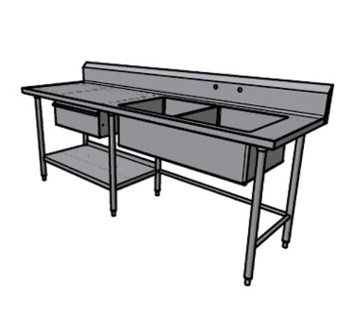 Pacific Stainless Products PTD10830C8R24DS