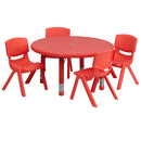 Flash Furniture YU-YCX-0073-2-ROUND-TBL-RED-E-GG