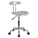 Flash Furniture LF-214-SILVER-GG