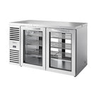 True Mfg. – Premier Bar TBR60-PTSZ1-L-S-GG-GG-1