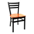 Trendler, Inc. SLED 2 POSITION WOOD CHAIR WS