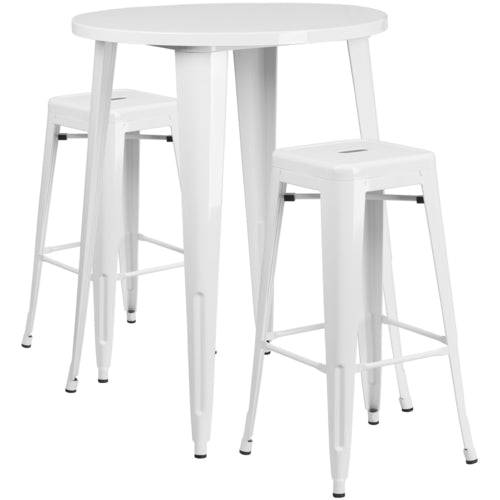 Flash Furniture CH-51090BH-2-30SQST-WH-GG