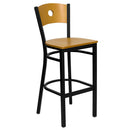 Flash Furniture XU-DG-6F6B-CIR-BAR-NATW-GG